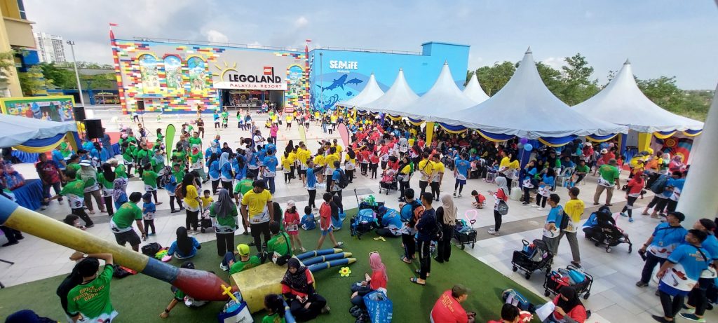 Family Day at Legoland Large Group